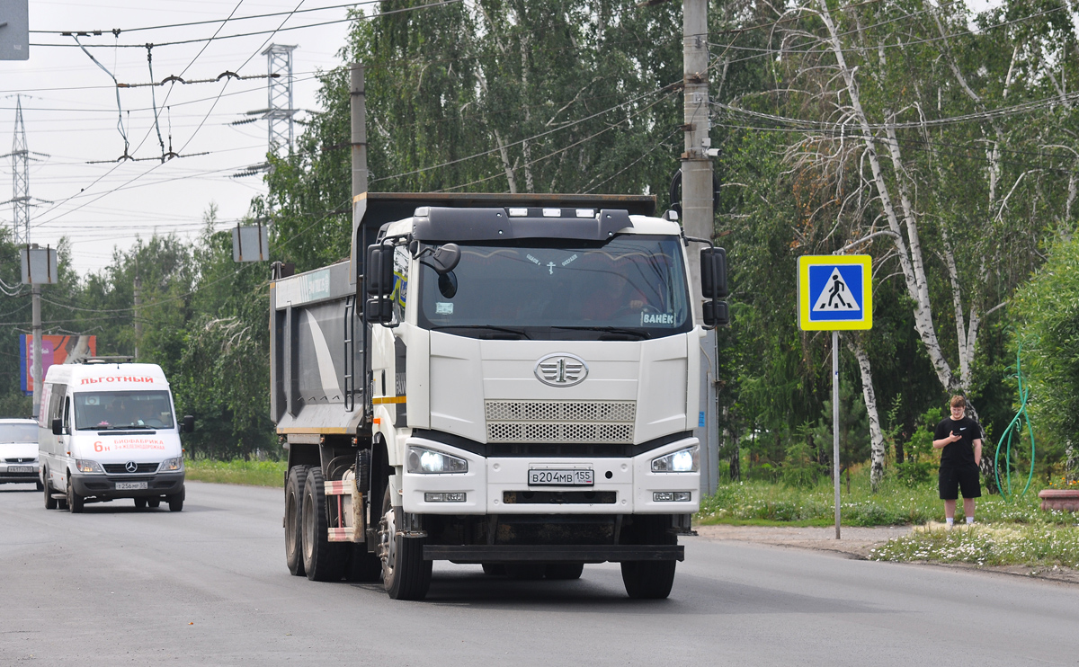 Омская область, № В 204 МВ 155 — FAW J6 CA3250