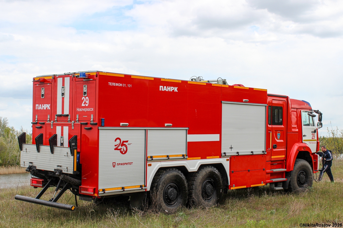 Ростовская область, № Р 348 МВ 761 — КамАЗ-65222 (общая модель)