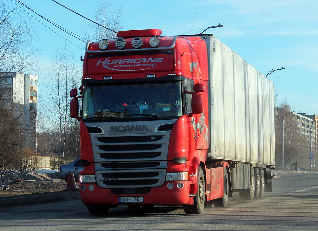 Латвия, № SJ-75 — Scania ('2013, общая модель)