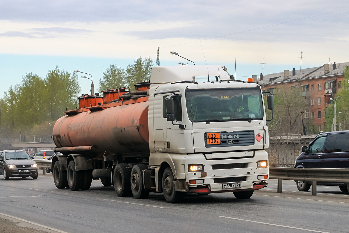 Челябинская область, № У 225 ХТ 74 — MAN TGA 26.410