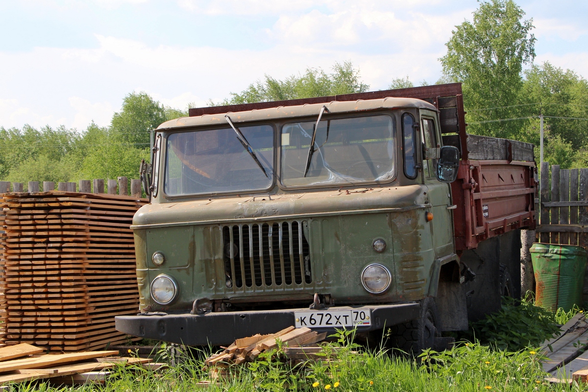 Томская область, № К 672 ХТ 70 — ГАЗ-66-31