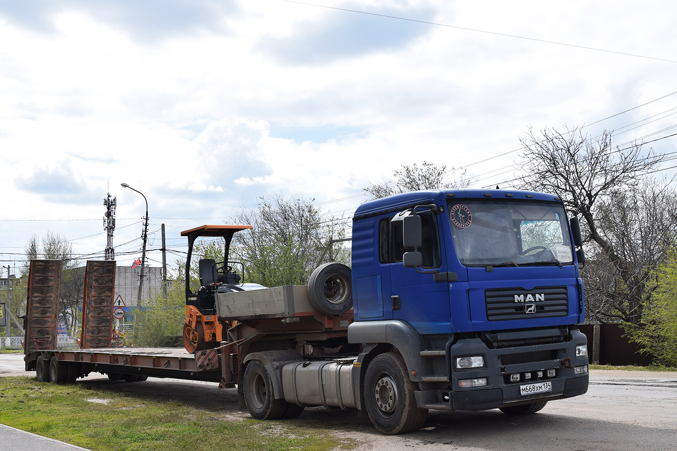 Волгоградская область, № М 668 ХМ 134 — MAN TGA 18.480