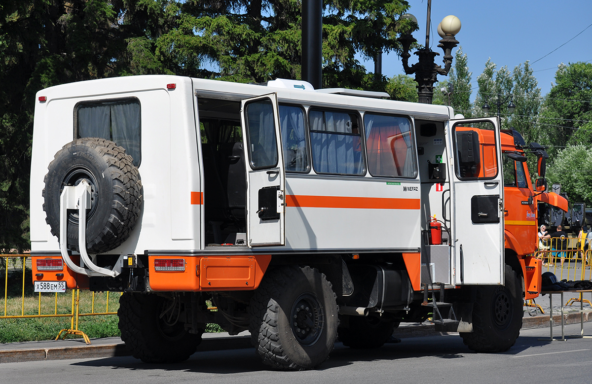 Омская область, № Х 588 ЕМ 55 — КамАЗ-43502-D5(66)