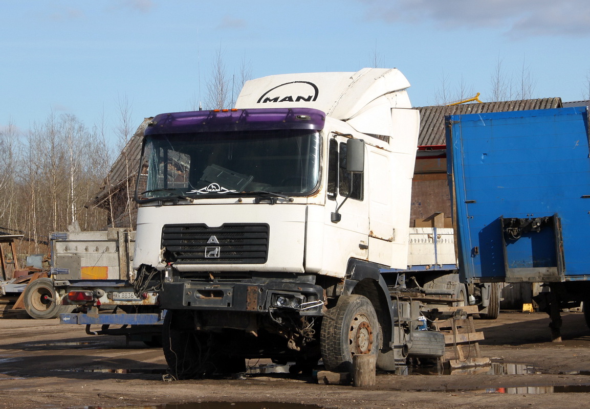 Псковская область, № (60) Б/Н 0046 — MAN F2000 (общая модель); Транспортные средства без номеров (Псковская область)