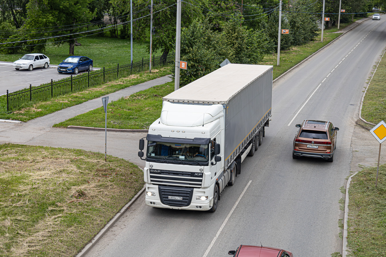 Москва, № С 855 КУ 799 — DAF XF105 FT