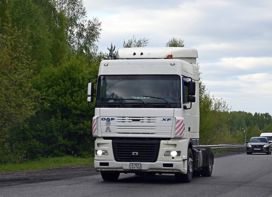 Кемеровская область, № А 101 ХУ 155 — DAF 95XF FT