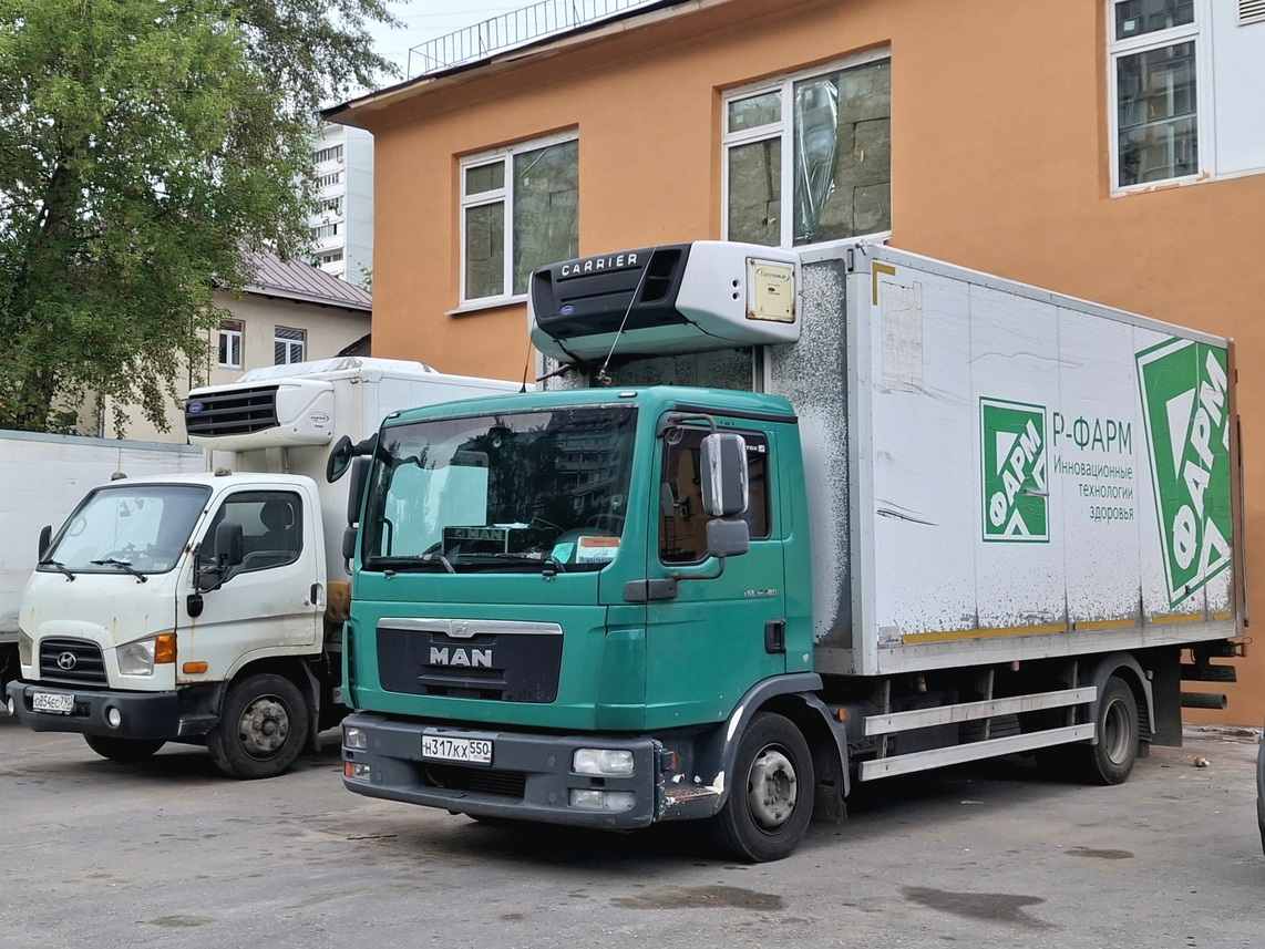 Московская область, № Н 317 КХ 550 — MAN TGL 12.180