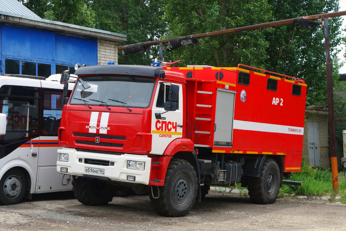 Саратовская область, № В 514 НЕ 164 — КамАЗ-43502-D5(66)