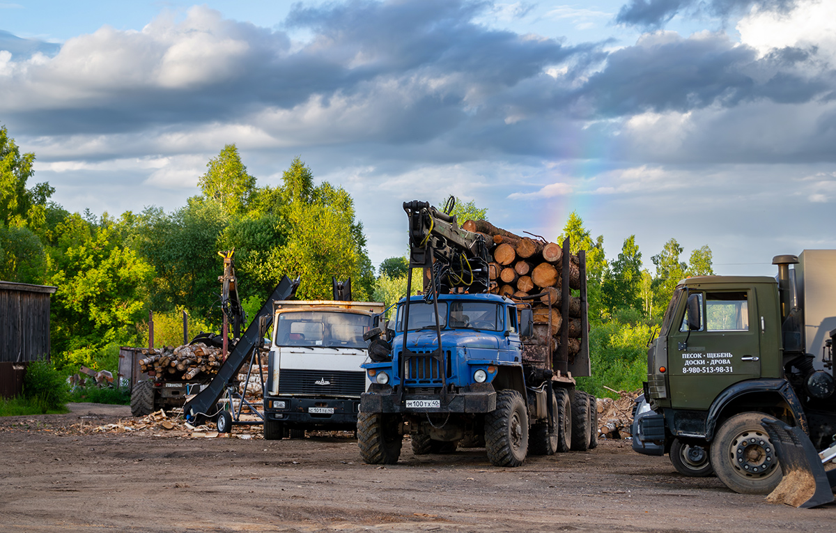 Калужская область, № М 100 ТХ 40 — Урал-55571-70