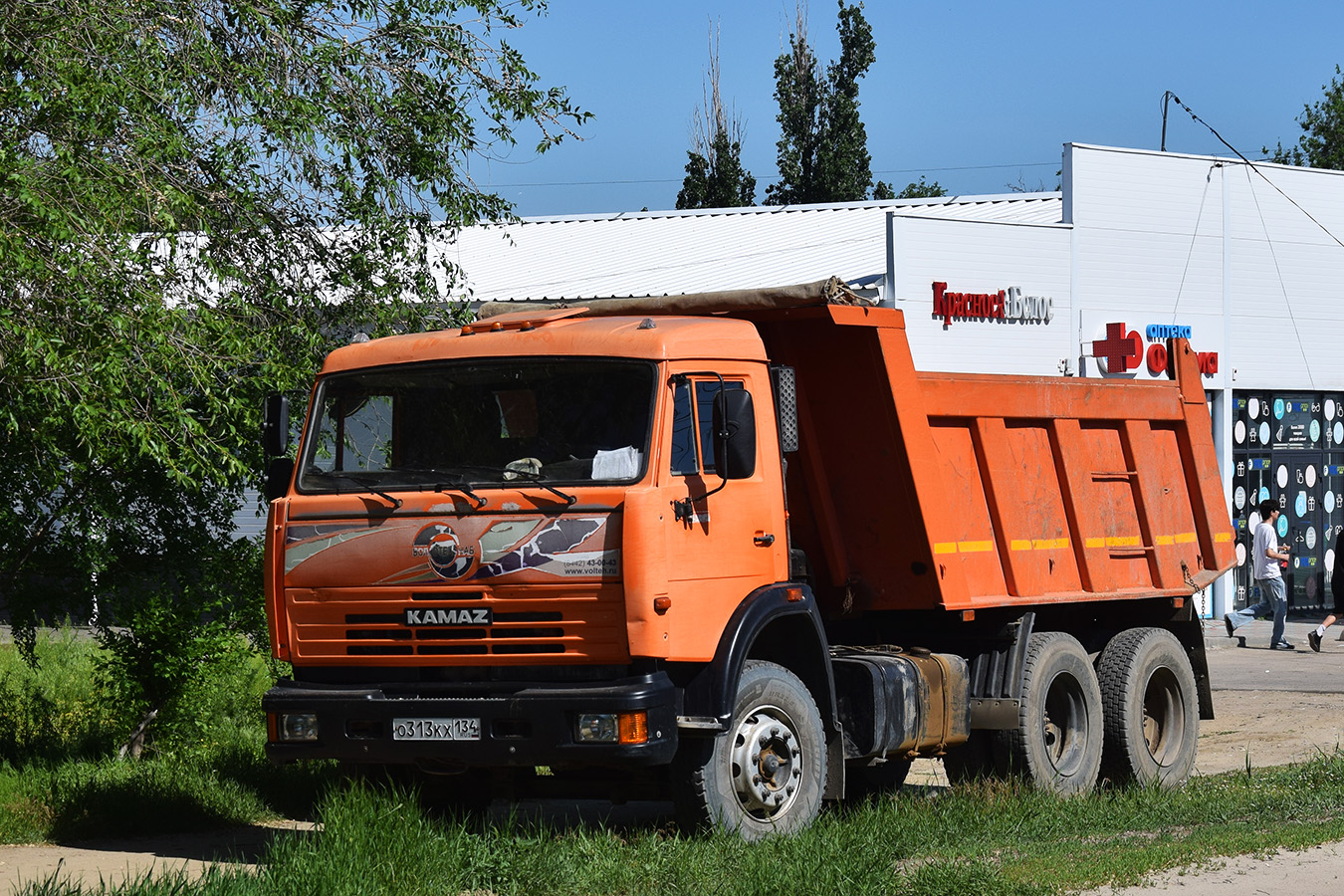 Волгоградская область, № О 313 КХ 134 — КамАЗ-65115-62
