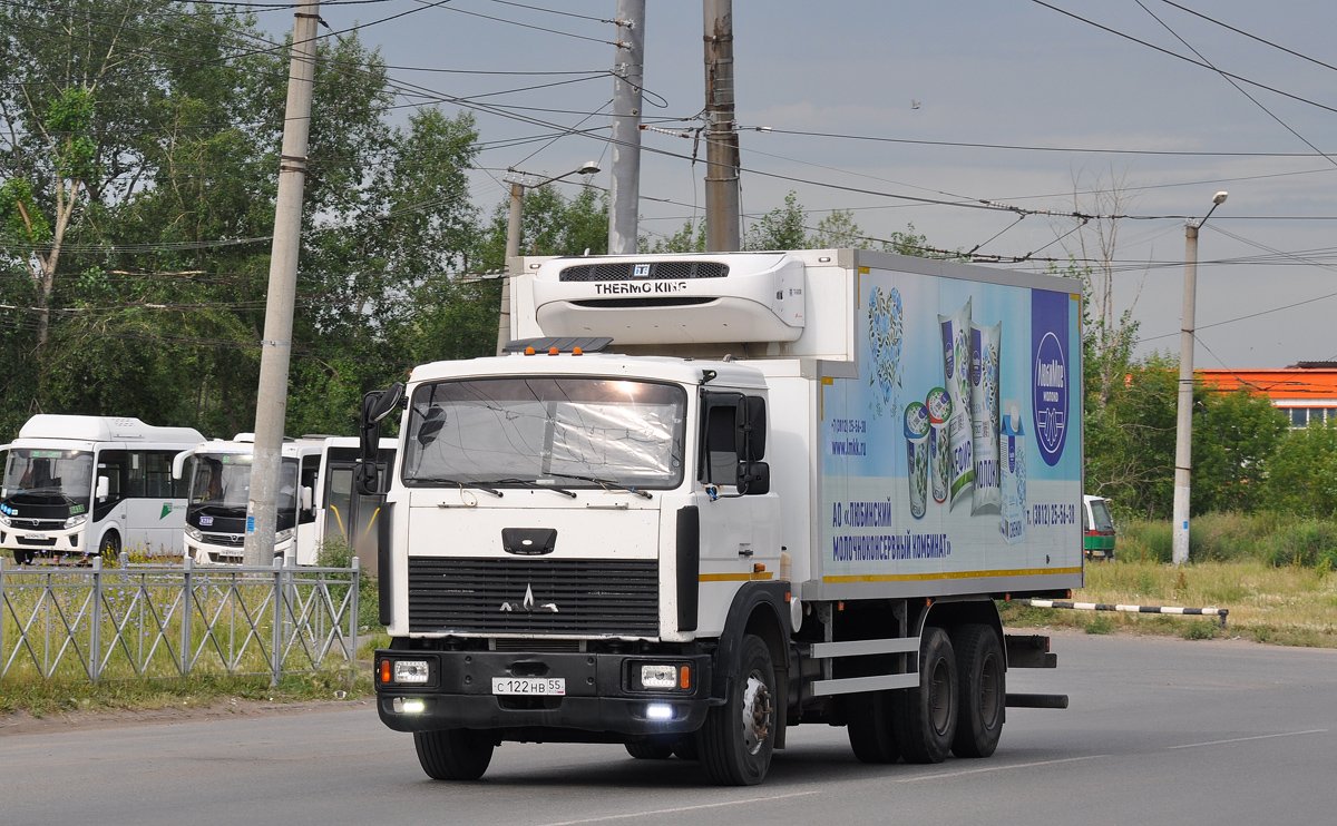 Омская область, № С 122 НВ 55 — МАЗ-6303A5