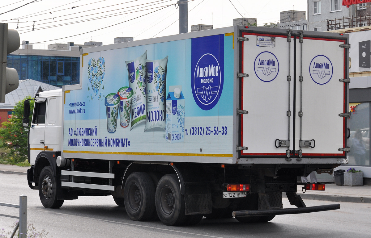 Омская область, № С 122 НВ 55 — МАЗ-6303A5