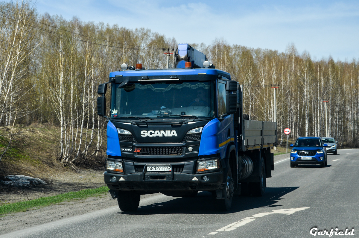 Кемеровская область, № О 812 ОТ 142 — Scania ('2016) P440