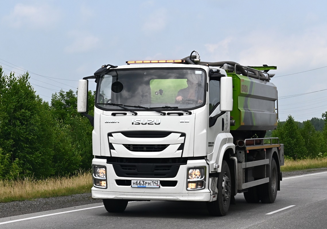 Кемеровская область, № Н 663 РН 142 — Isuzu Giga QL(общая модель) [LWL]