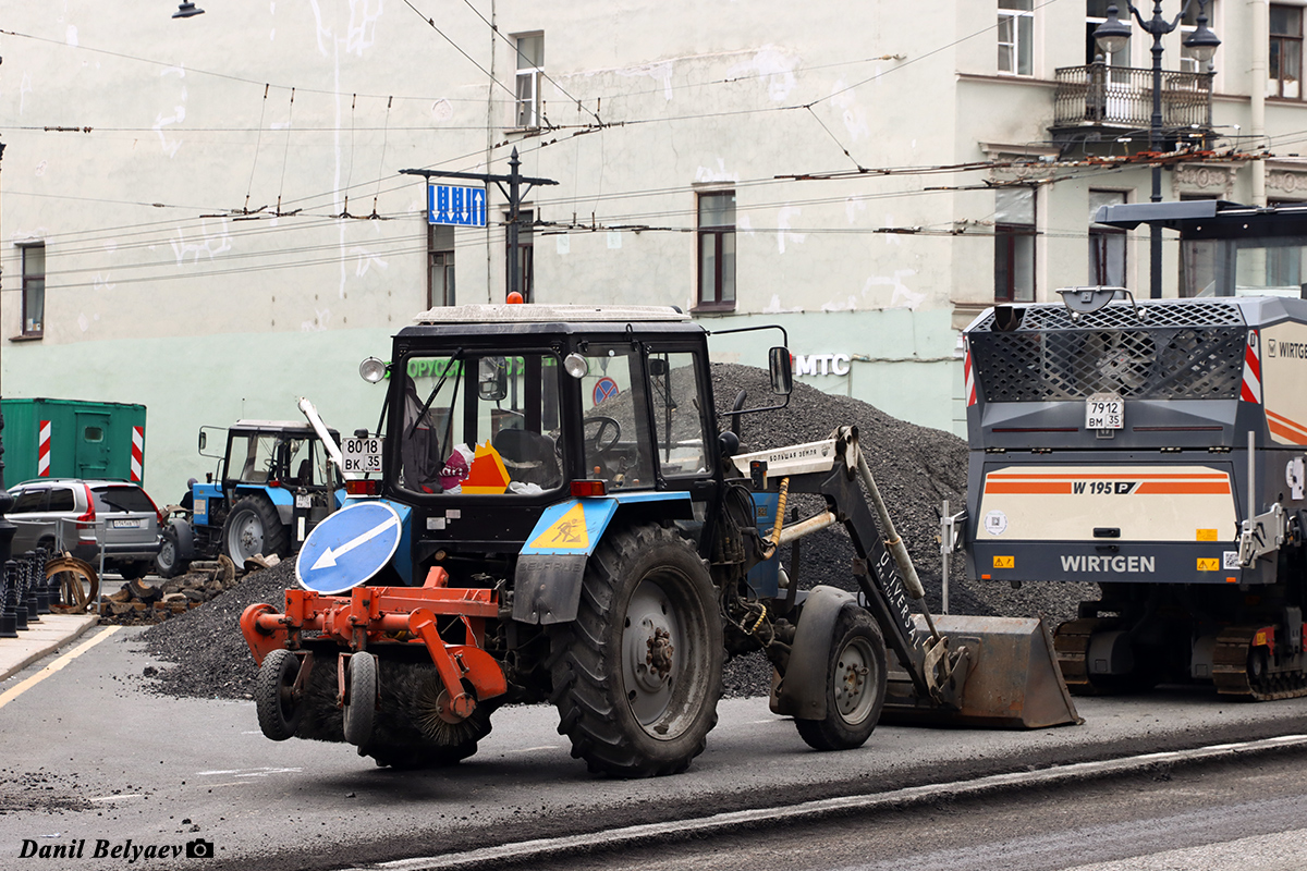 Санкт-Петербург, № 8018 ВК 35 — Беларус-82.1