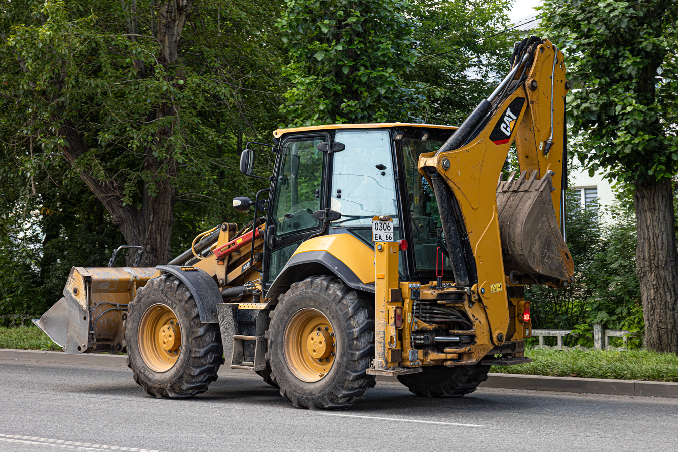 Свердловская область, № 0306 ЕА 66 — Caterpillar 434