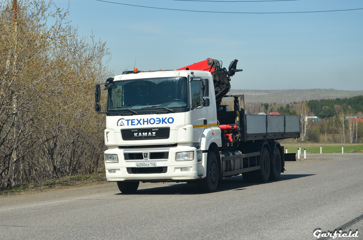 Кемеровская область, № В 200 КК 142 — КамАЗ-65207 (общая модель)