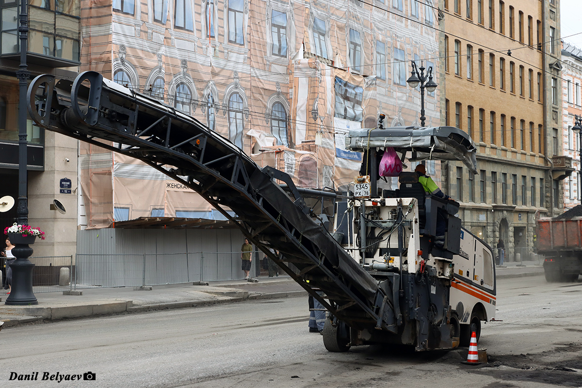 Санкт-Петербург, № 5345 РХ 78 — Wirtgen (общая модель)