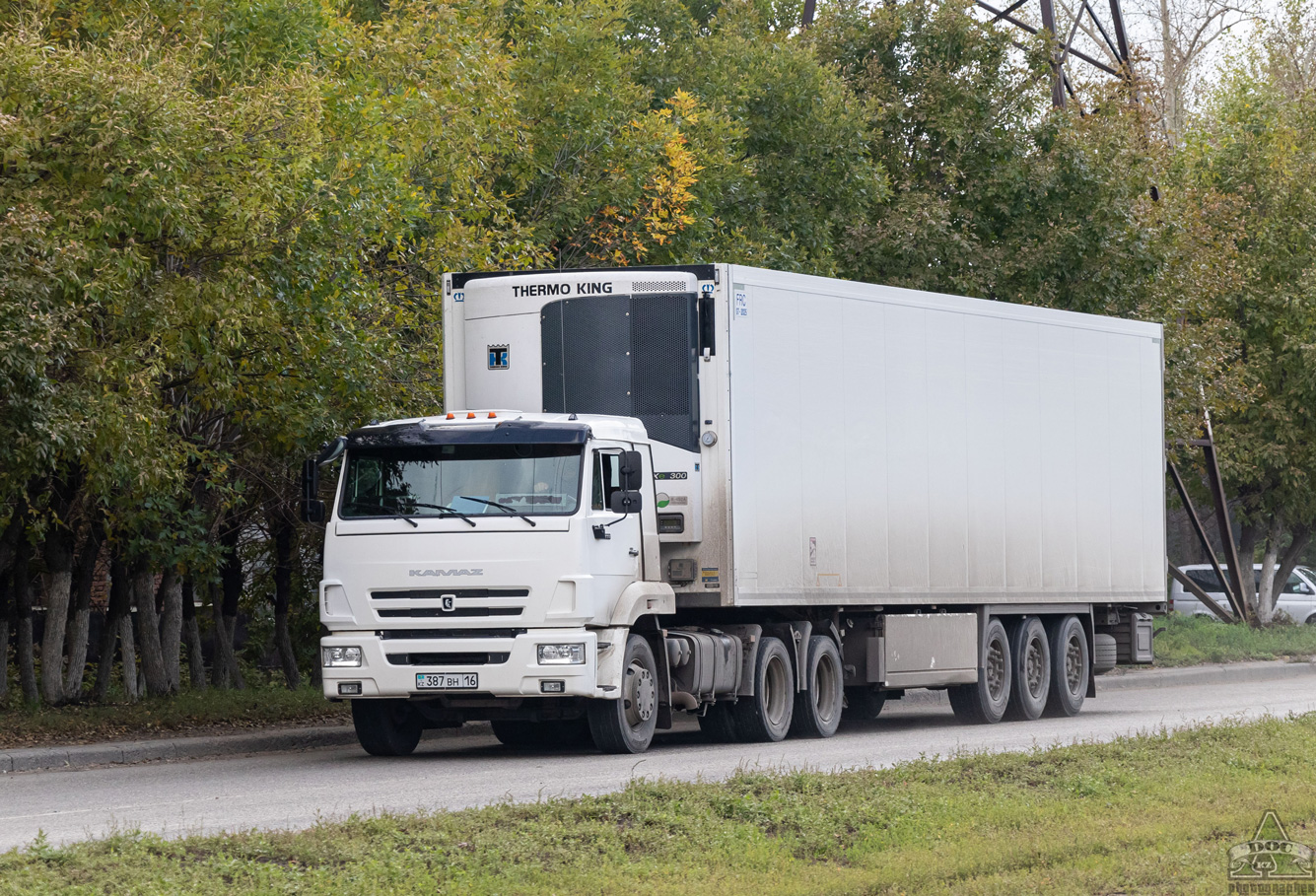 Восточно-Казахстанская область, № 387 BH 16 — КамАЗ-65116 [XWC]