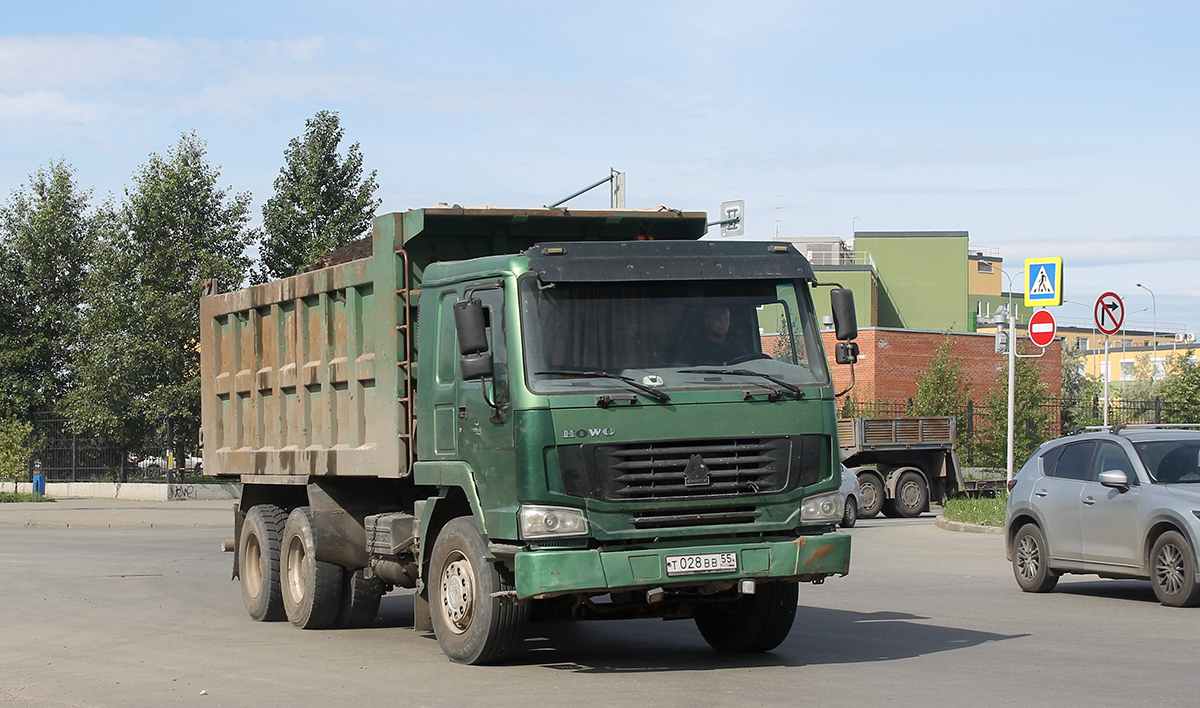 Челябинская область, № Т 028 ВВ 55 — Howo HW ZZ3327