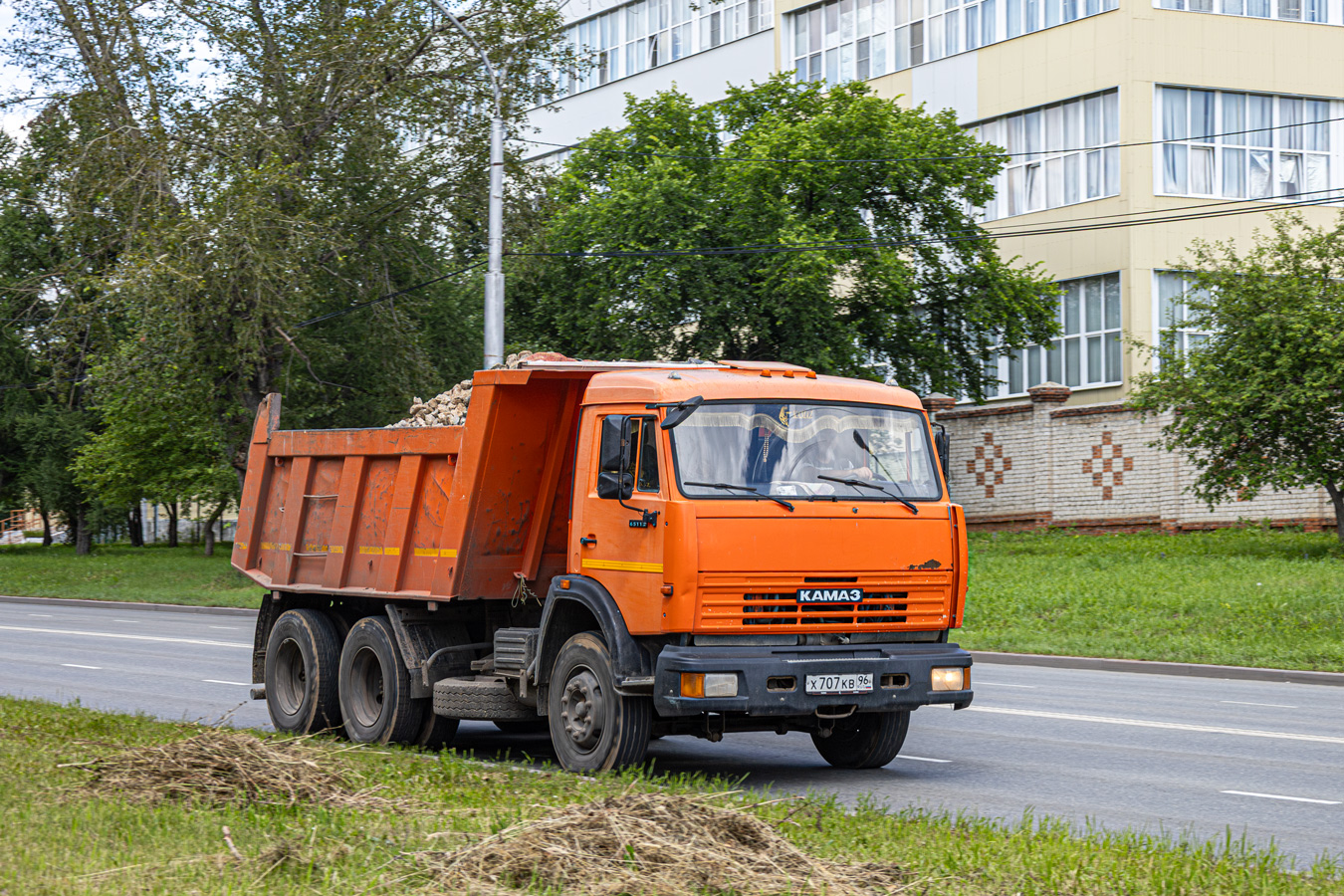 Свердловская область, № Х 707 КВ 96 — КамАЗ-65115-62