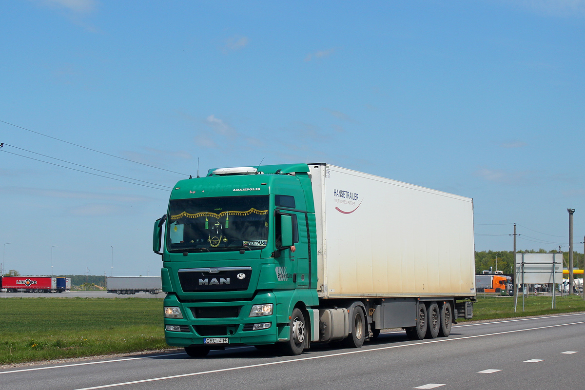 Литва, № GRC 415 — MAN TGX ('2007) 18.440