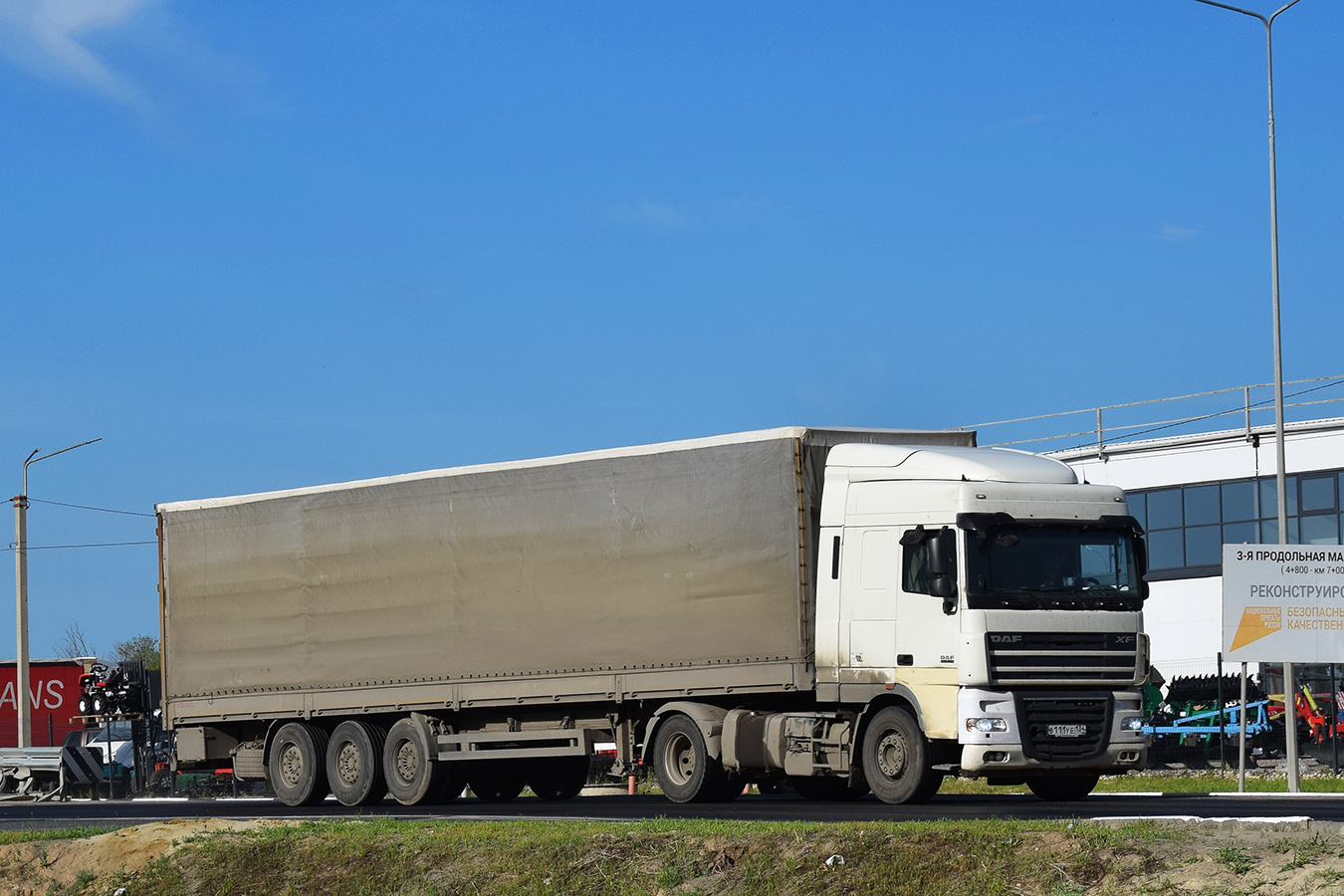 Волгоградская область, № В 111 УЕ 134 — DAF XF105 FT