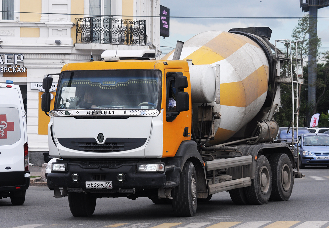 Омская область, № Х 633 МС 55 — Renault Midlum