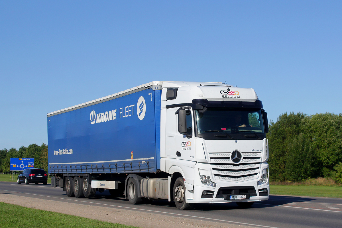 Литва, № MDE 329 — Mercedes-Benz Actros ('2011) 1845