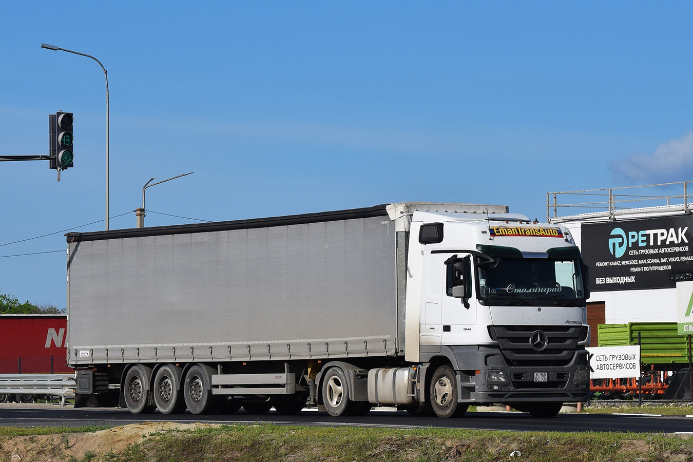 Волгоградская область, № К 160 ВС 134 — Mercedes-Benz Actros ('2009) 1844