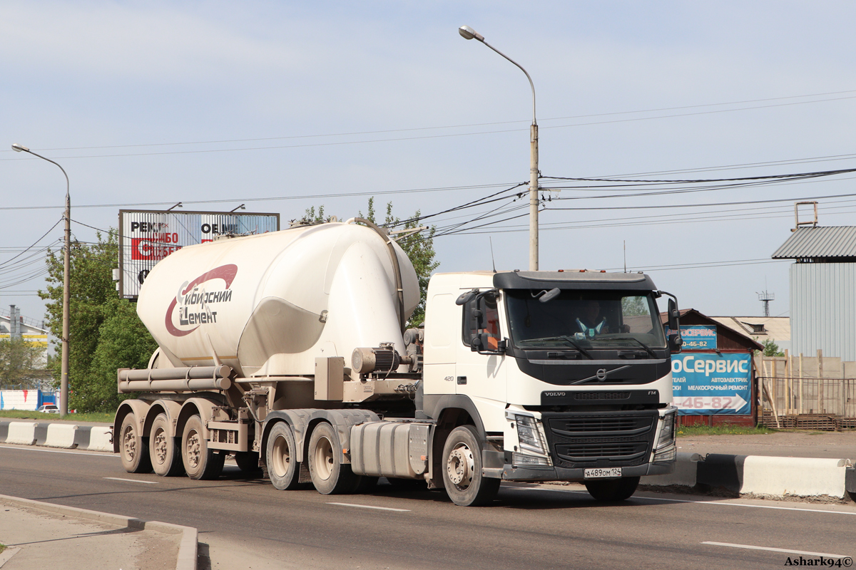 Красноярский край, № А 489 ОМ 124 — Volvo ('2013) FM.420 [X9P]