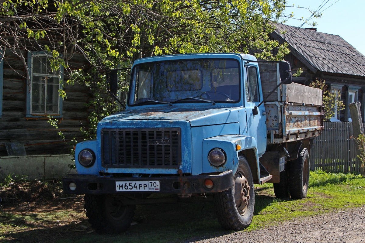 Томская область, № М 654 РР 70 — ГАЗ-3307