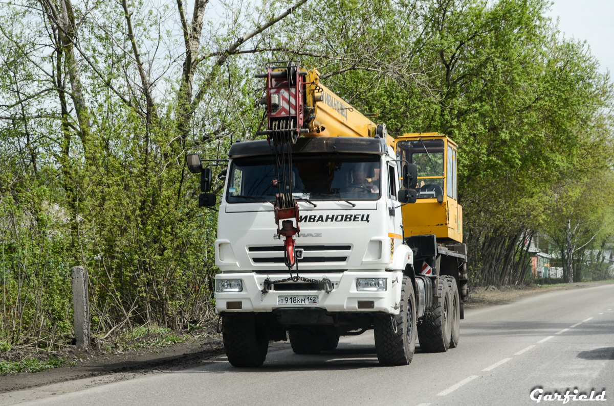 Кемеровская область, № Т 918 КМ 142 — КамАЗ-43118 (общая модель)