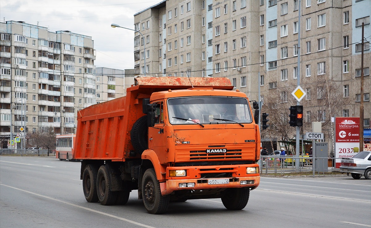 Тюменская область, № О 504 УС 72 — КамАЗ-6520 (общая модель)