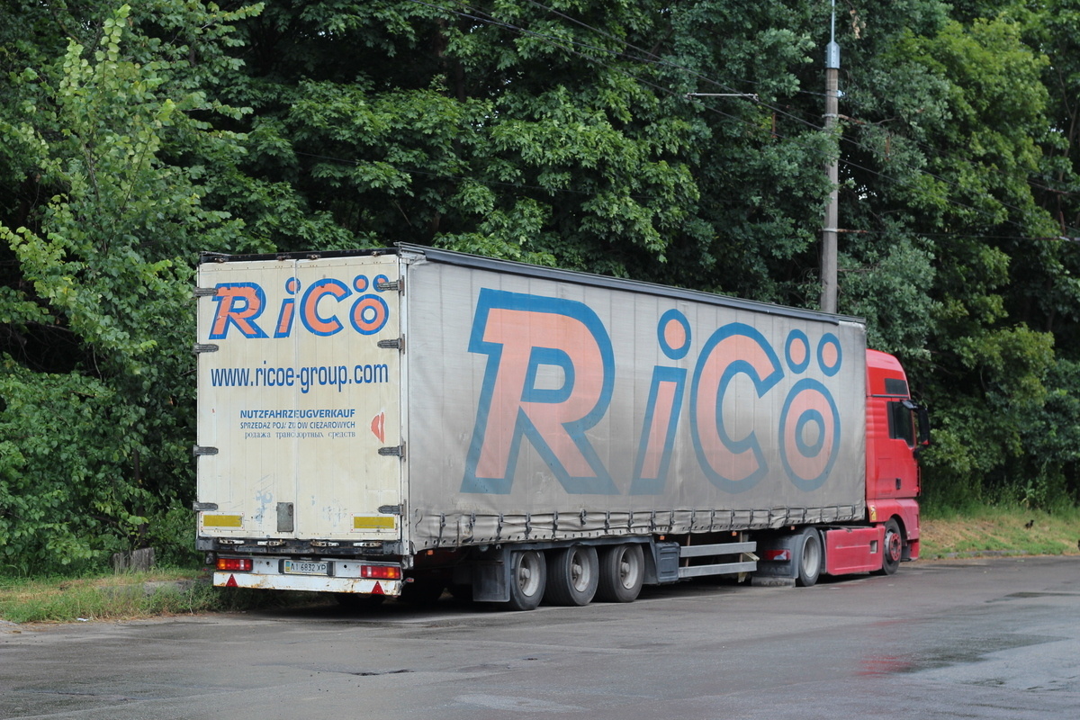 Киев, № АІ 4855 РО — MAN TGX ('2007) 18.440; Киев, № АІ 6832 ХР —  Прочие модели