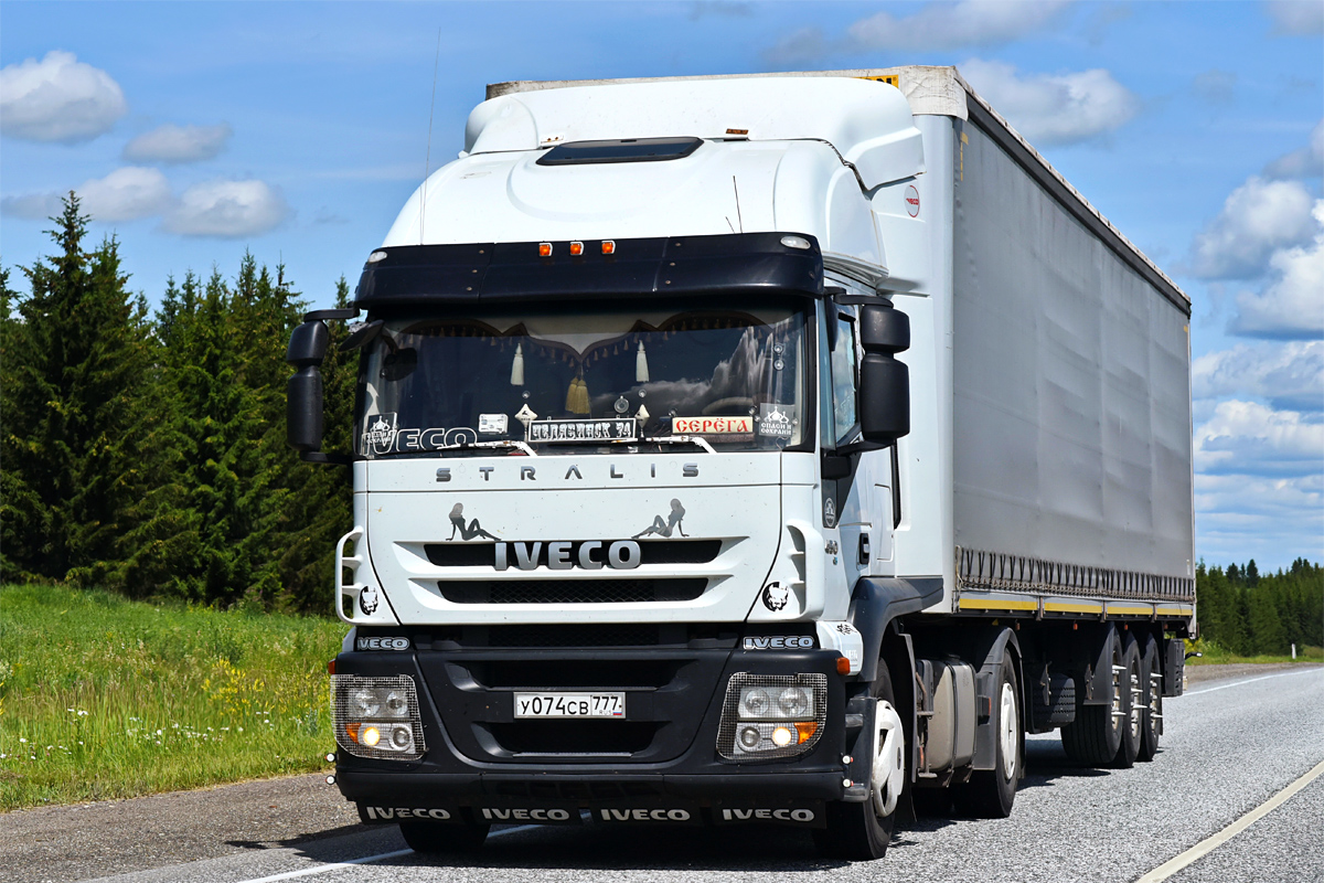 Москва, № У 074 СВ 777 — IVECO Stralis ('2007) 450