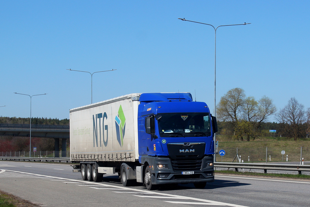 Литва, № MEL 119 — MAN TGX ('2020) (Общая модель)