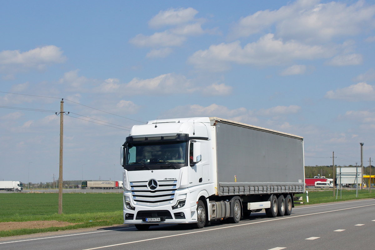 Эстония, № 608 HTN — Mercedes-Benz Actros ('2018)