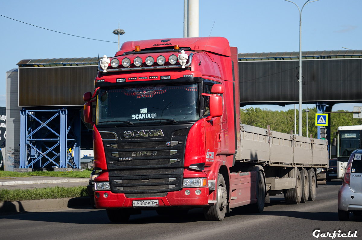 Кемеровская область, № Н 538 ОР 154 — Scania ('2013) R440