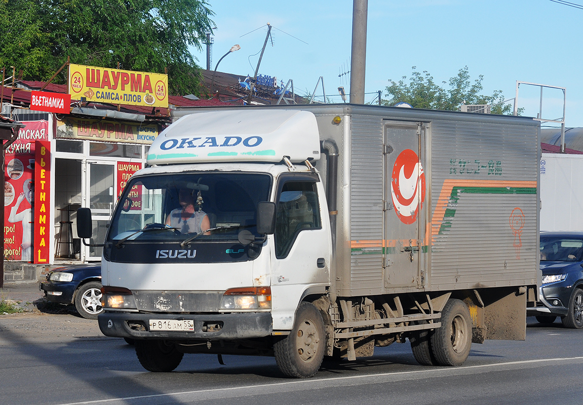 Омская область, № Р 816 АМ 55 — Isuzu Elf (общая модель)