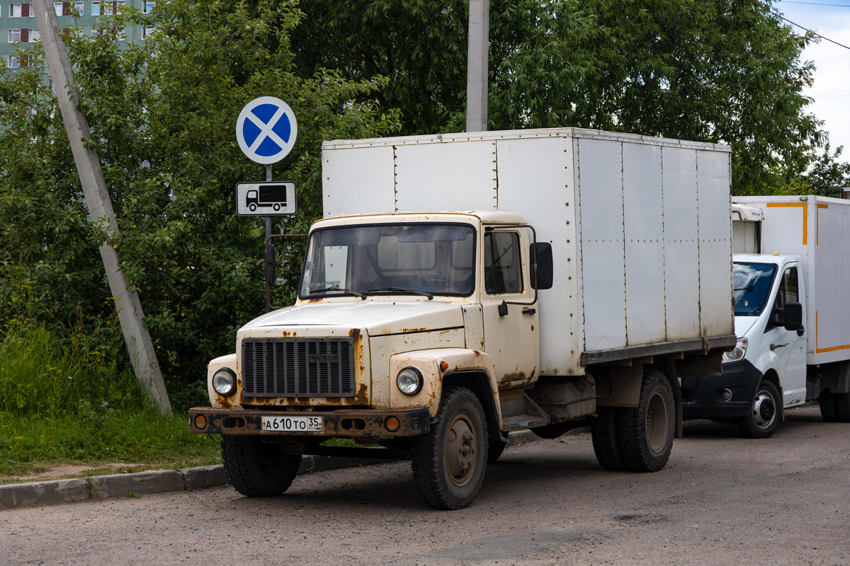 Вологодская область, № А 610 ТО 35 — ГАЗ-3307
