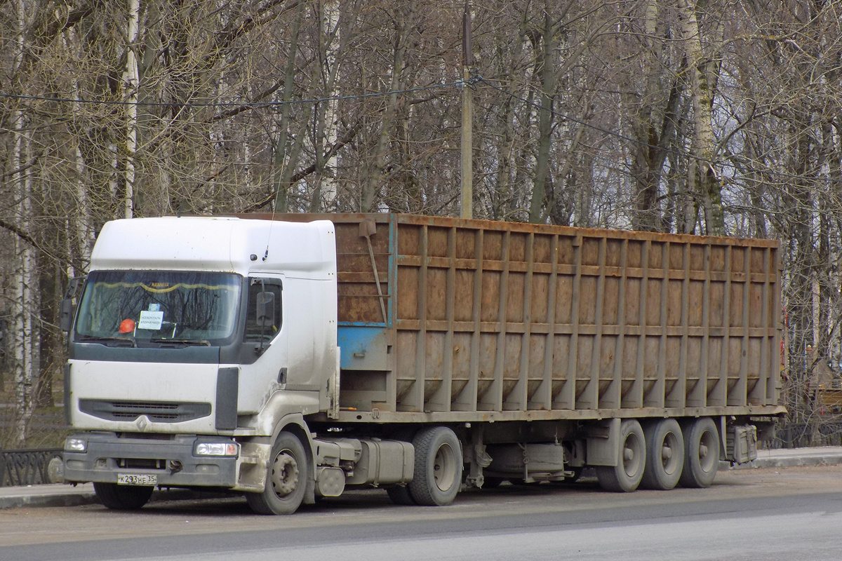 Вологодская область, № К 293 НЕ 35 — Renault Premium ('1996)