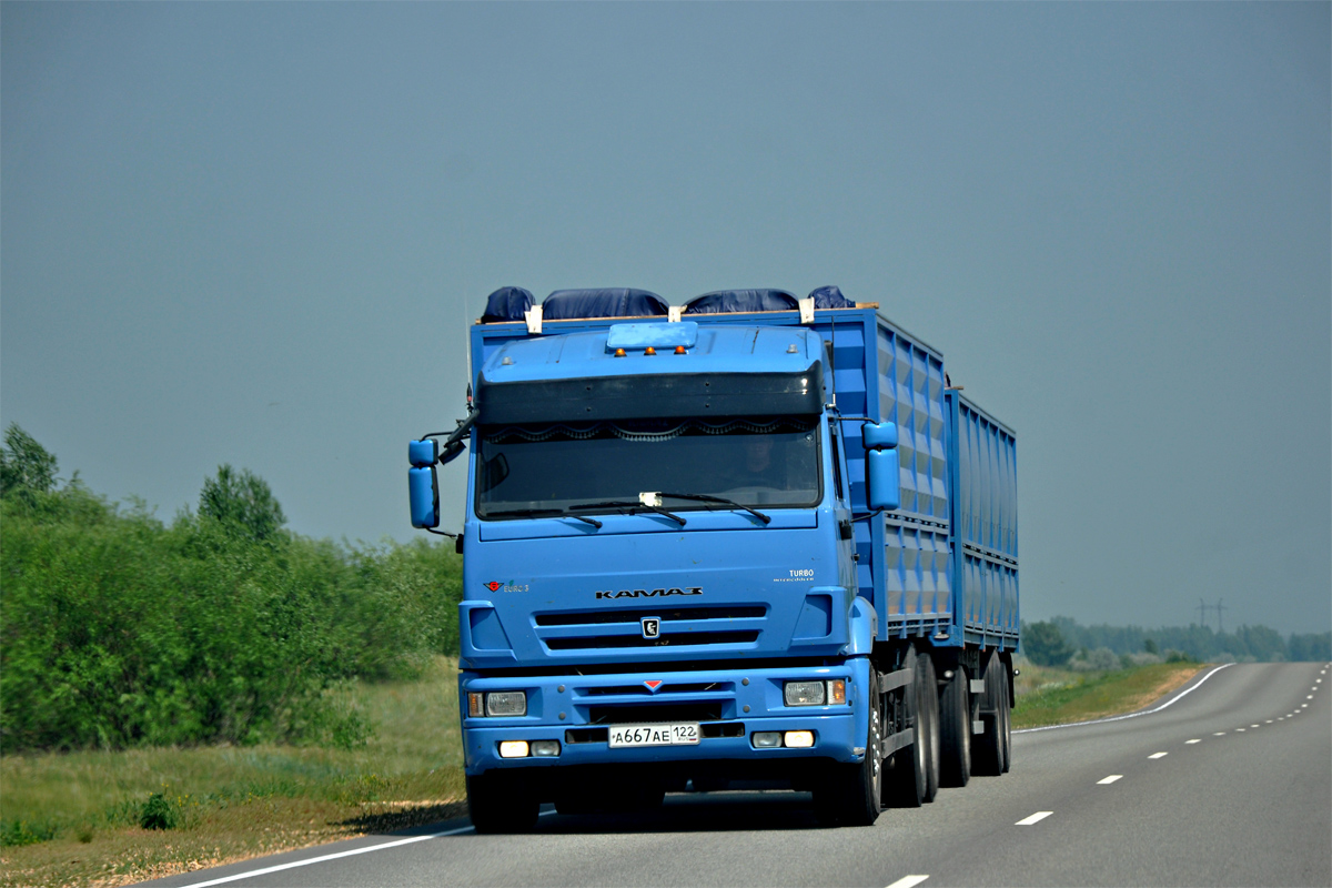 Алтайский край, № А 667 АЕ 122 — КамАЗ-65117-62