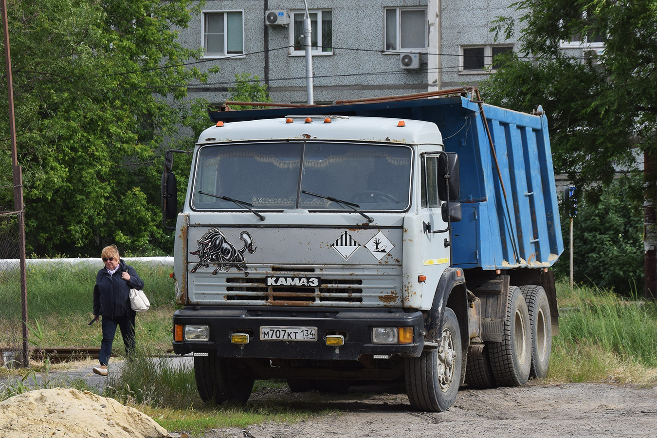 Волгоградская область, № М 707 КТ 134 — КамАЗ-55111 [551110]