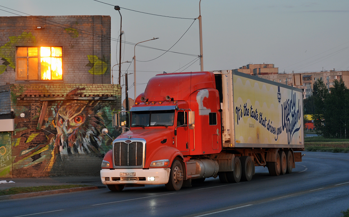 Омская область, № Х 716 РС 55 — Peterbilt (общая модель)