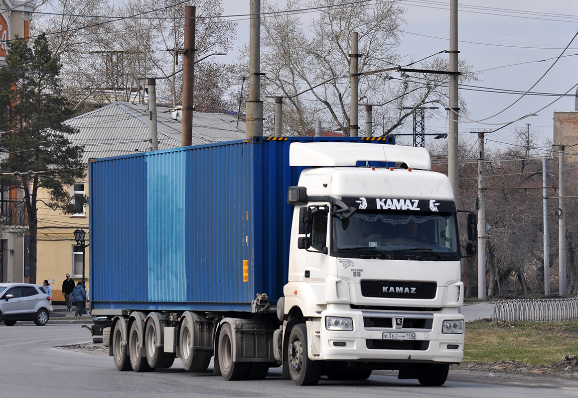 Омская область, № А 362 НМ 155 — КамАЗ-5490 (общая модель)