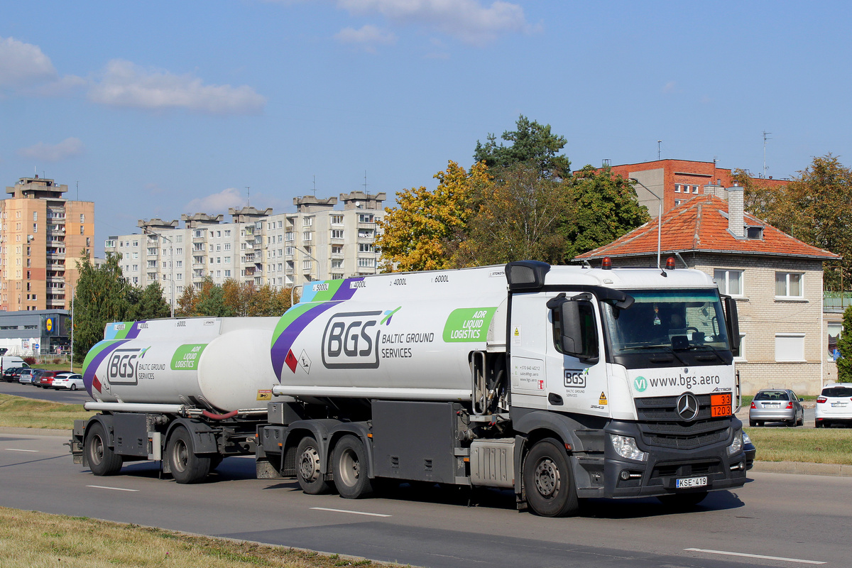 Литва, № KSE 419 — Mercedes-Benz Actros ('2011) 2543