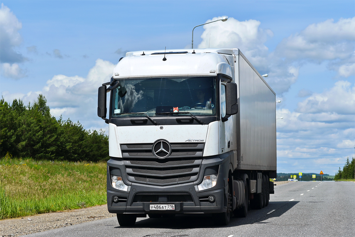 Татарстан, № У 486 АТ 716 — Mercedes-Benz Actros ('2022) [LRD]
