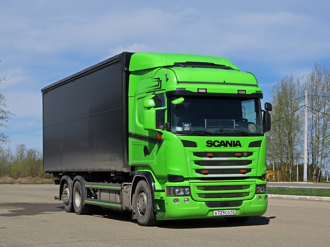 Кировская область, № А 729 СО 43 — Scania ('2013) R490