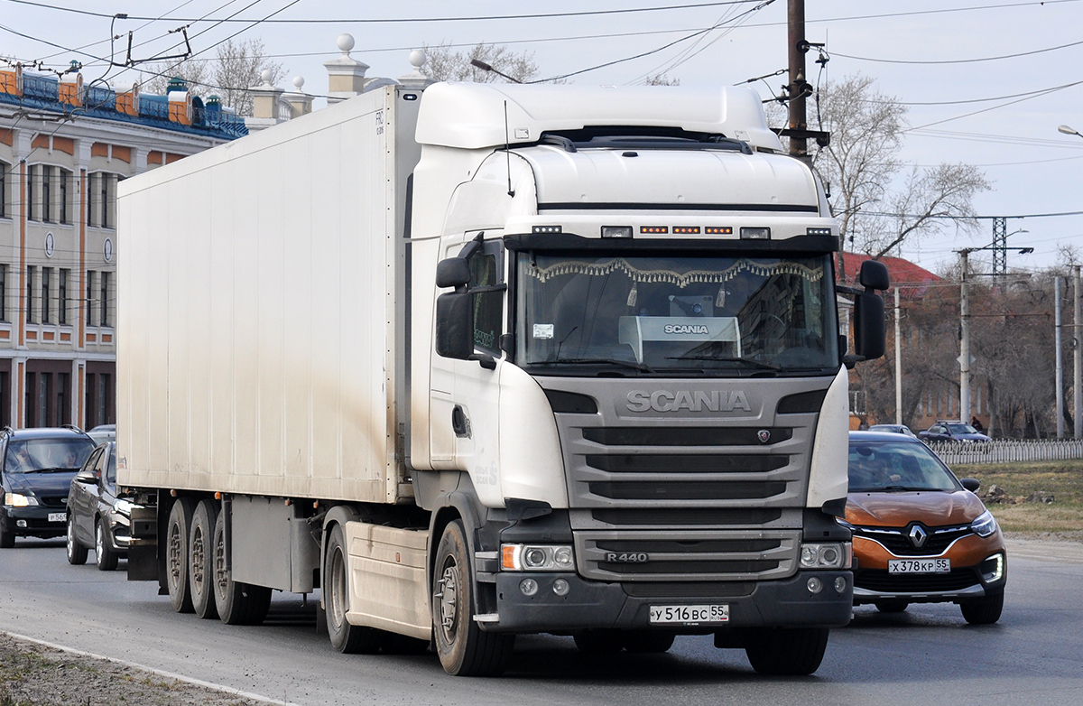 Омская область, № У 516 ВС 55 — Scania ('2016) G440